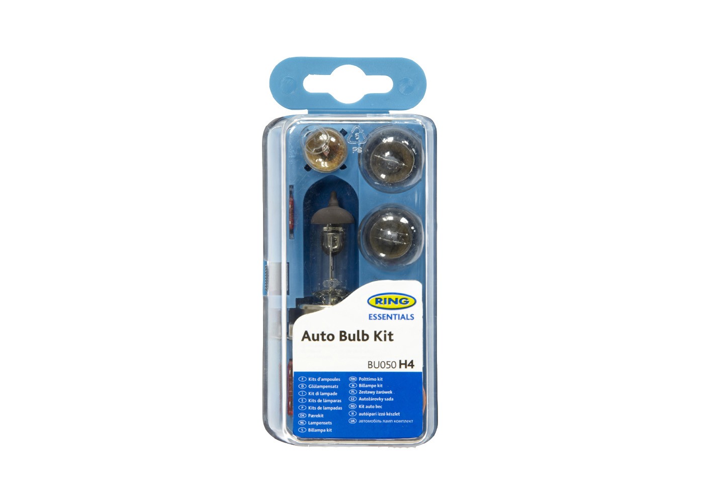 BU050 H4 bulb kit packaging
